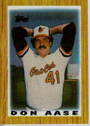 1987 Topps Mini Leaders Baseball Cards 038      Don Aase